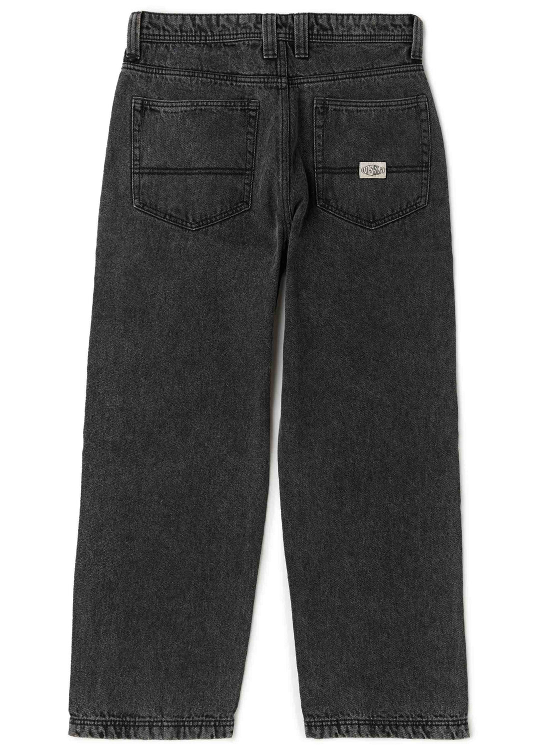 Vissla Big Timer Baggy 5 Pocket Jean in Washed Black, view 4