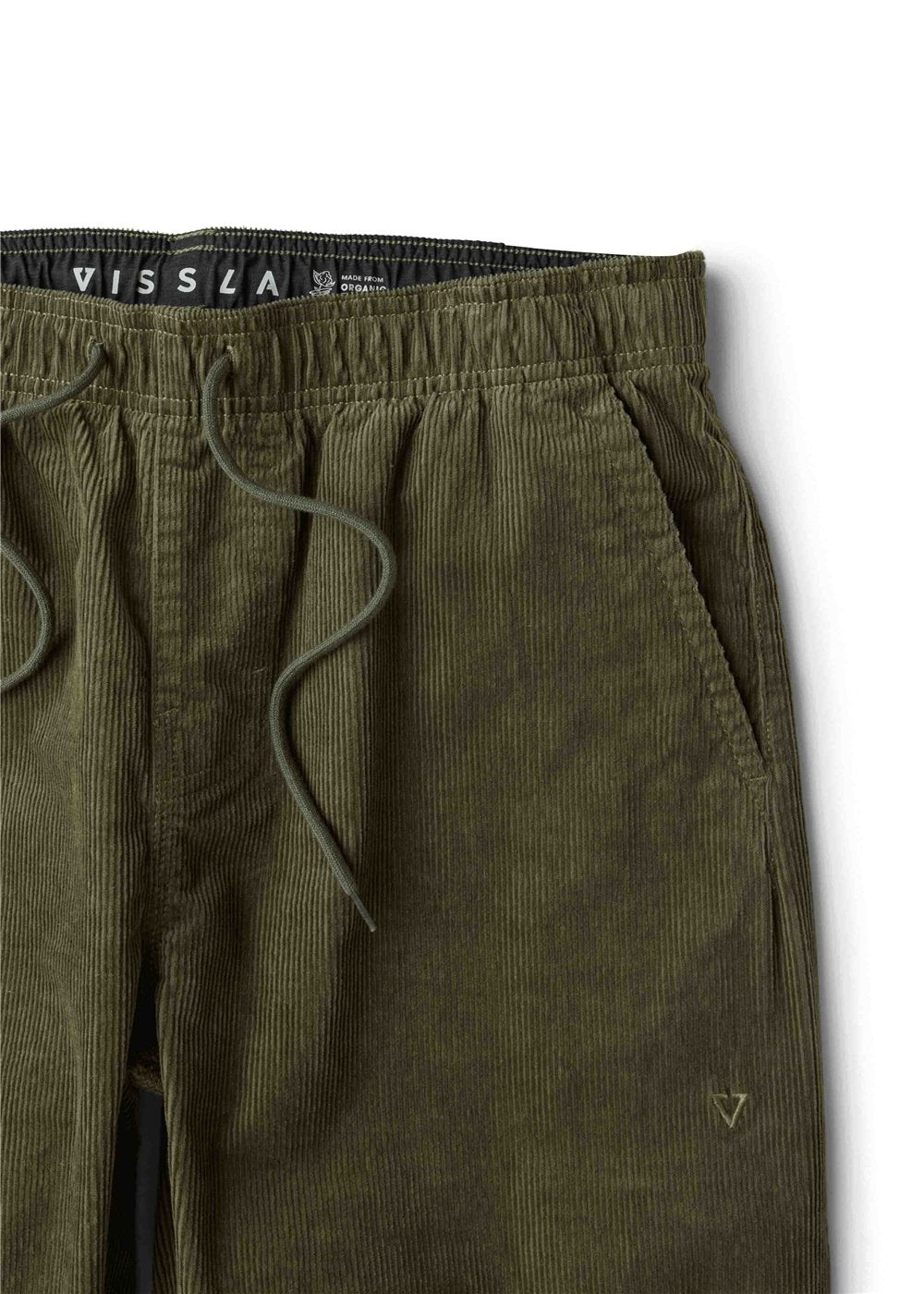 Vissla No See Ums Cord Eco Elastic Pant in Surplus, view 3