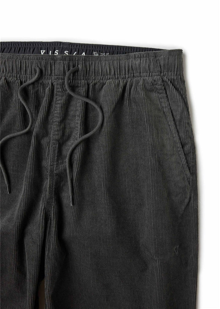 Vissla No See Ums Cord Eco Elastic Pant in Dark Grey, view 3