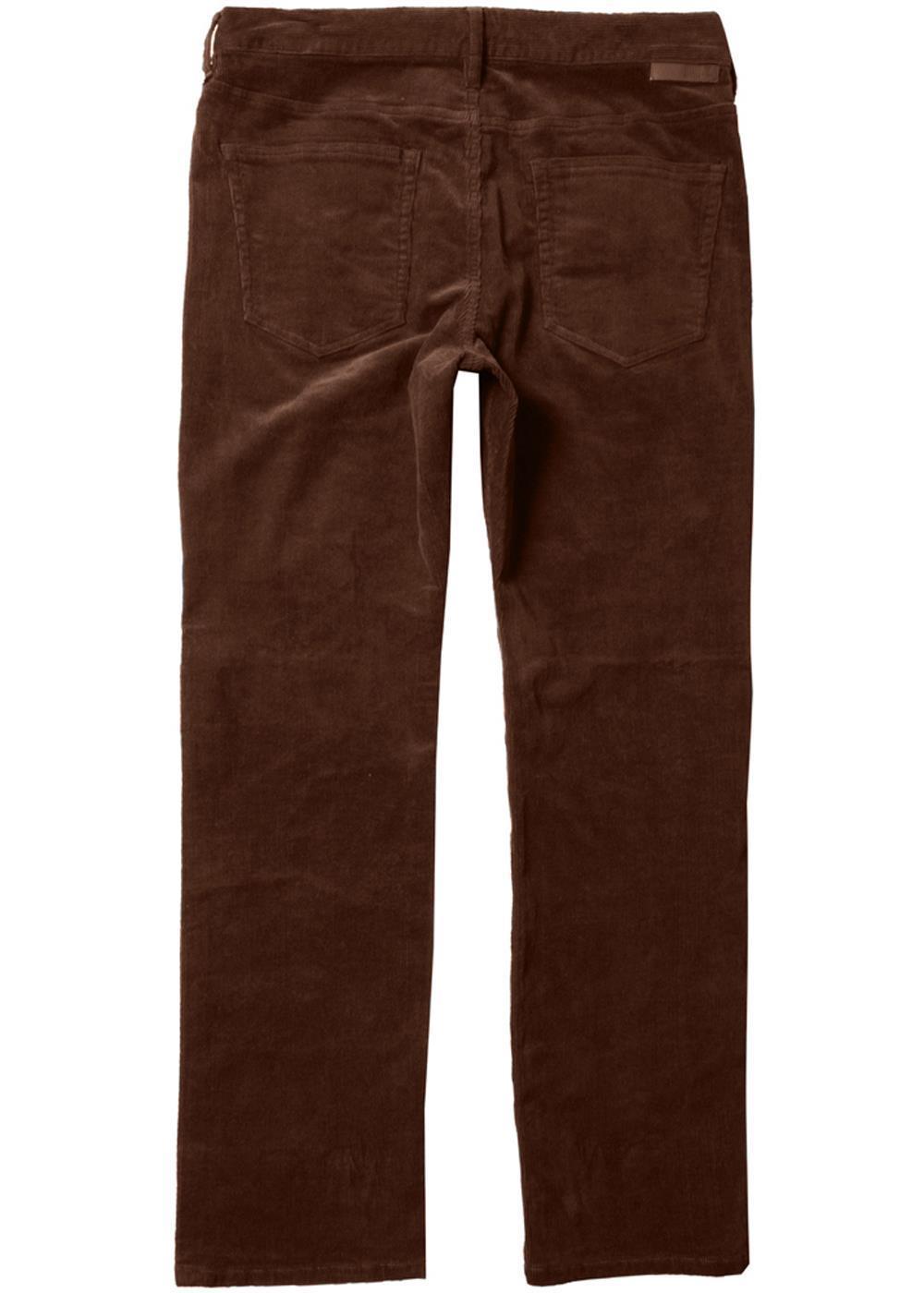 Vissla Border C Cord 5 Pocket Pant in Dark Earth, view 2