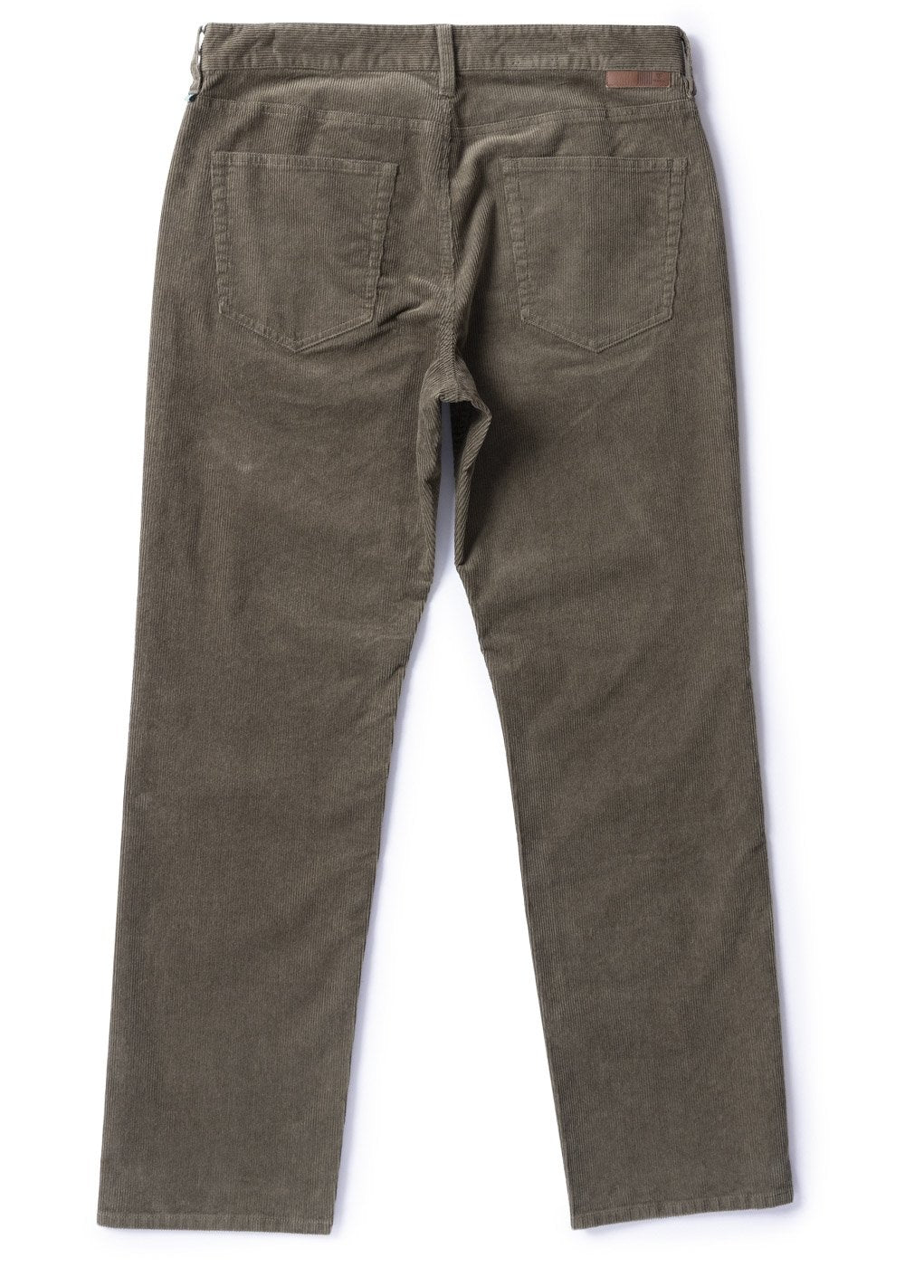 Vissla Border C Cord 5 Pocket Pant in Dark Olive, view 2