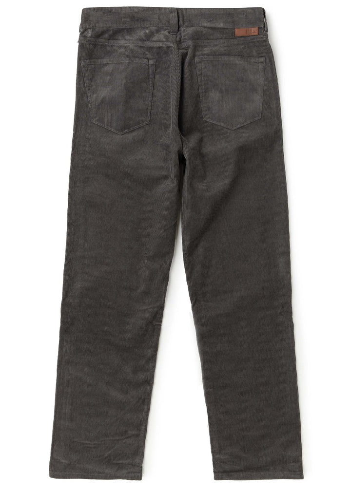 Vissla Border C Cord Eco 5 Pkt Pant in Dark Grey, view 2
