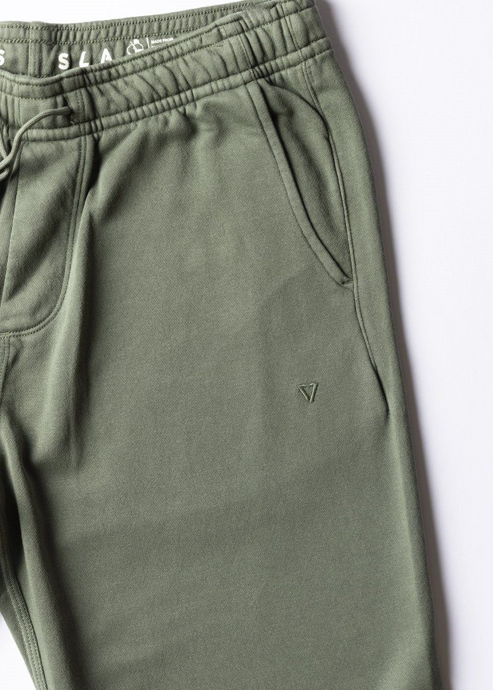 Vissla Solid Sets Eco Elastic Sweatpant in Rifle, view 3