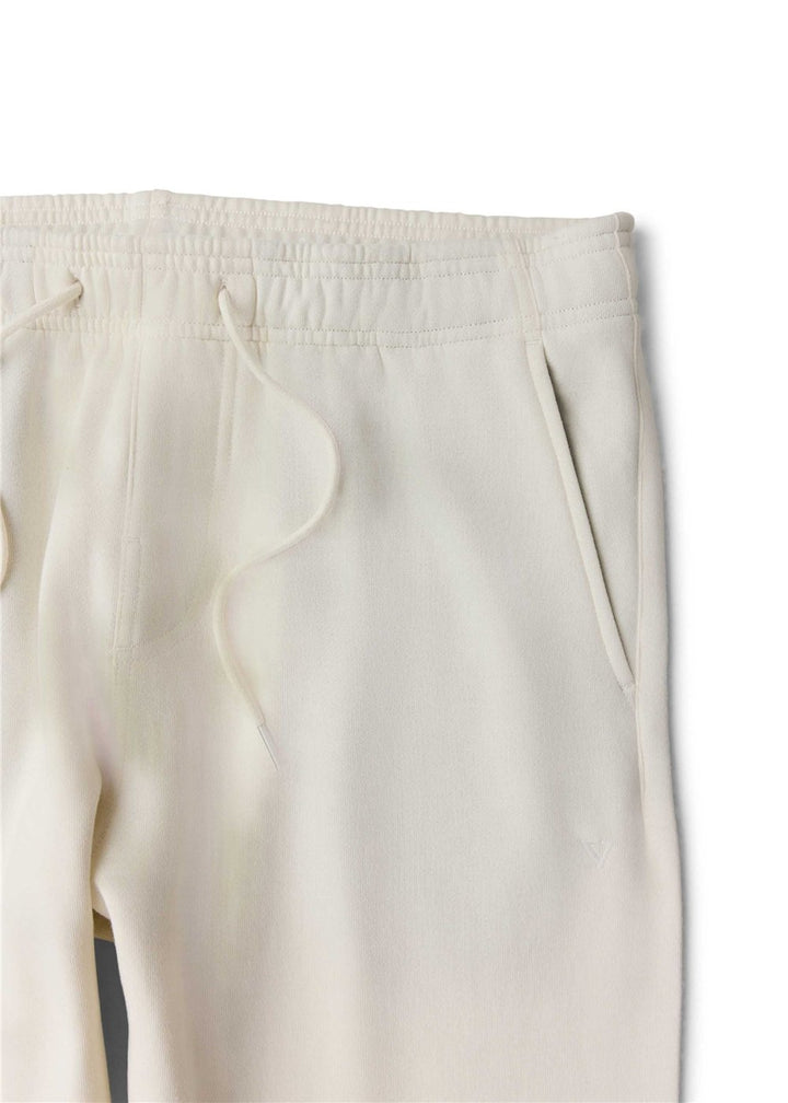 Vissla Solid Sets Eco Elastic Sweatpant in Vintage White, view 3