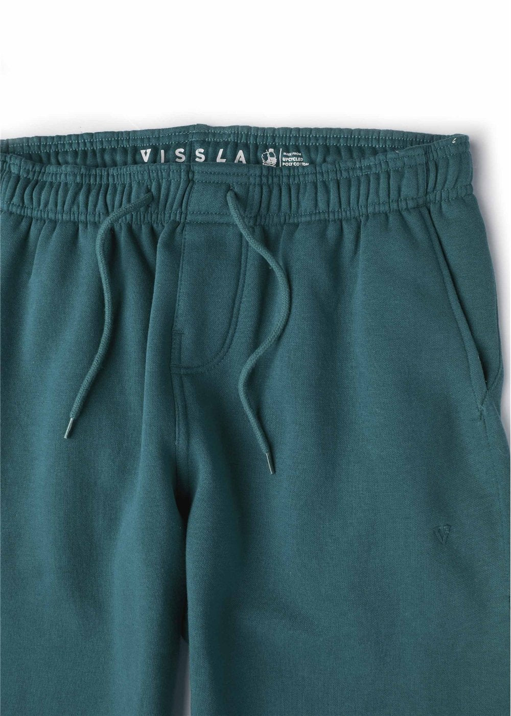 Vissla Solid Sets Eco Elastic Sweatpant in Dark Slate, view 3