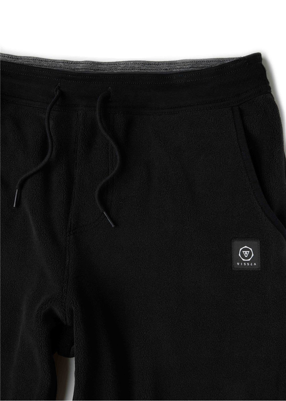 Vissla Swell Elastic Sweatpant in Black Heather, view 3