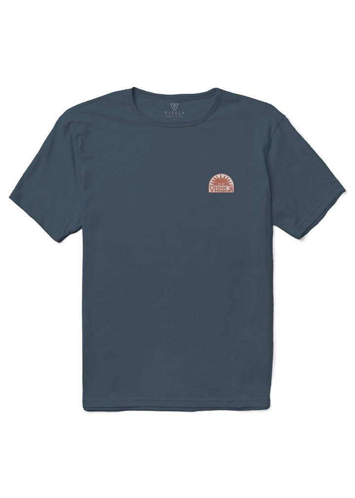 Vissla Burner Organic Tee in Dark Denim, view 2