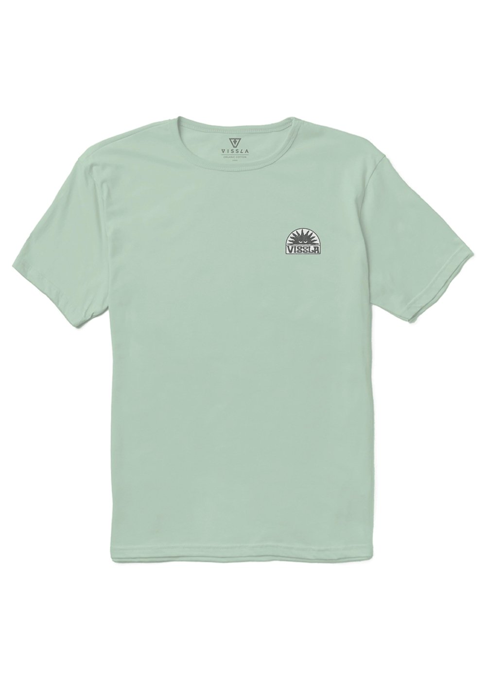 Vissla Burner Organic Tee in Agave, view 3