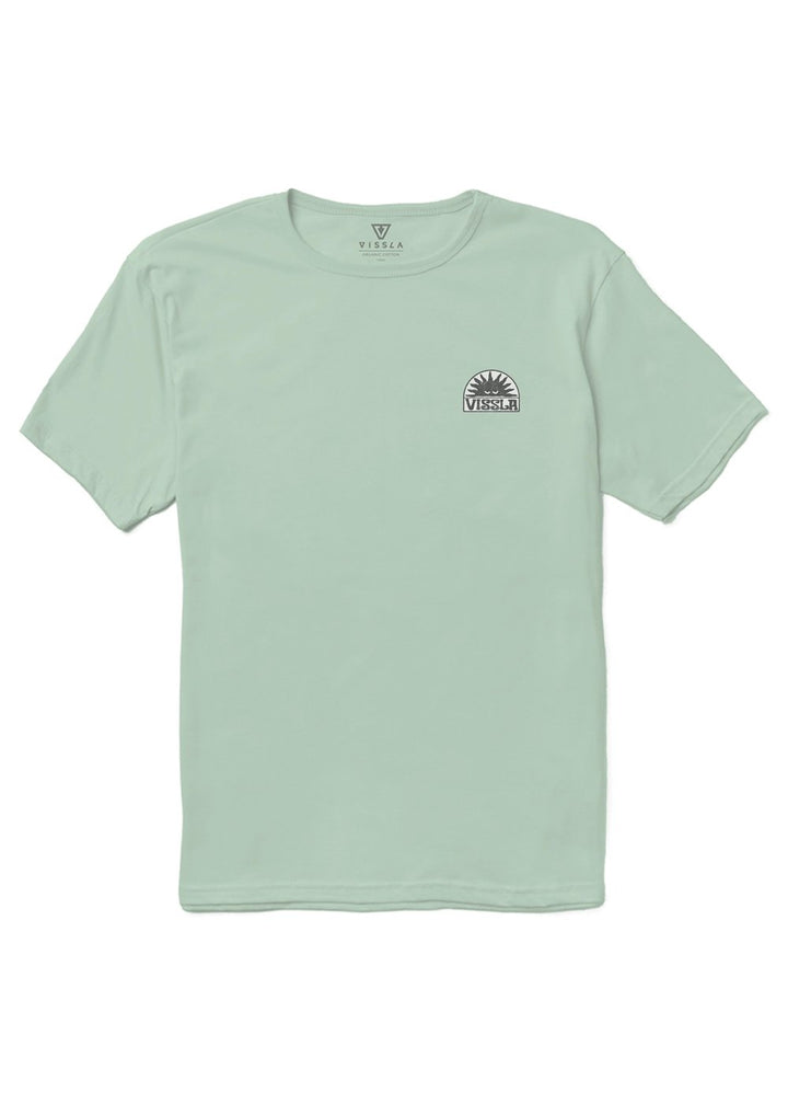 Vissla Burner Organic Tee in Agave, view 3