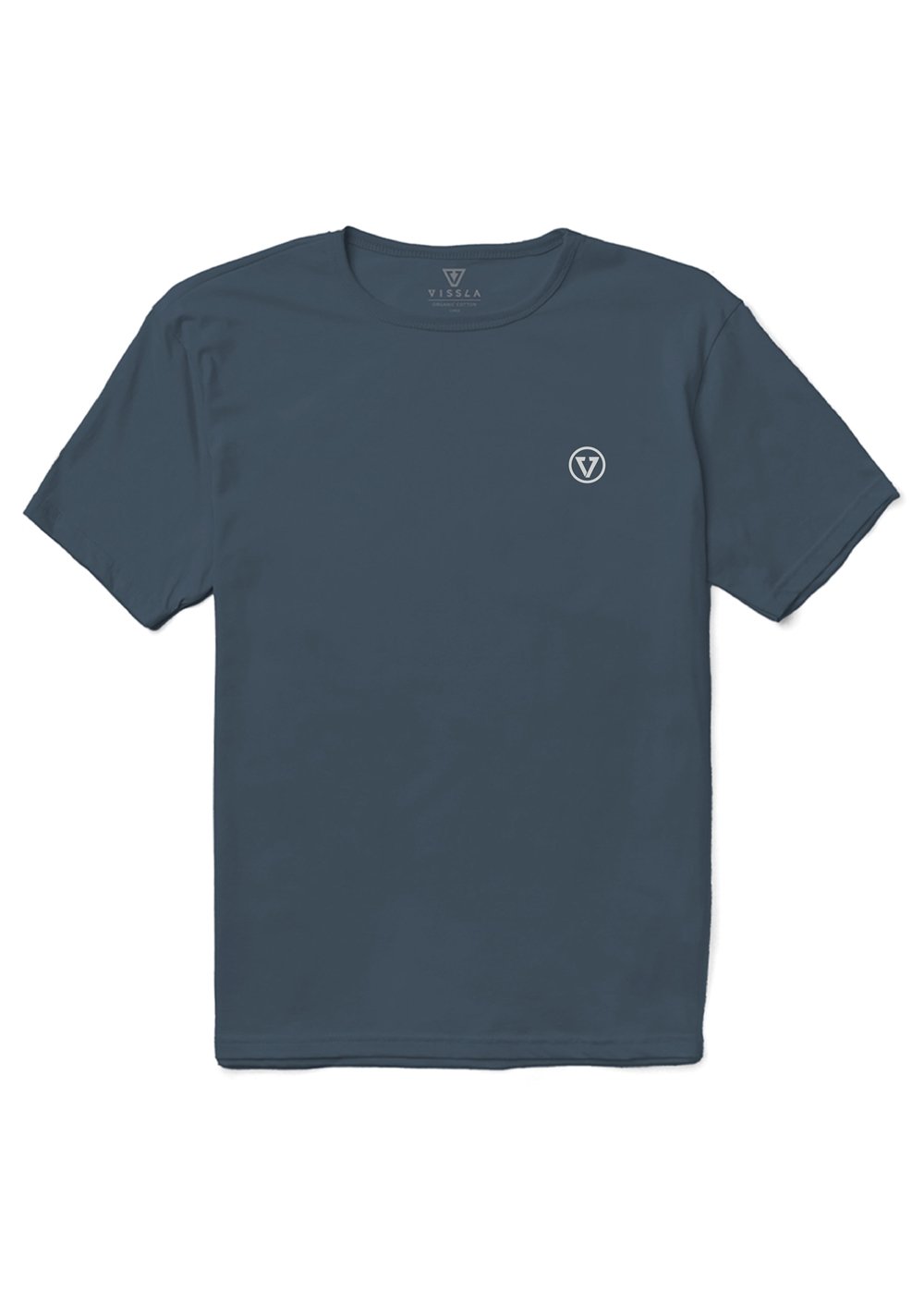 Vissla Eclipse Organic Tee in Dark Denim, view 2