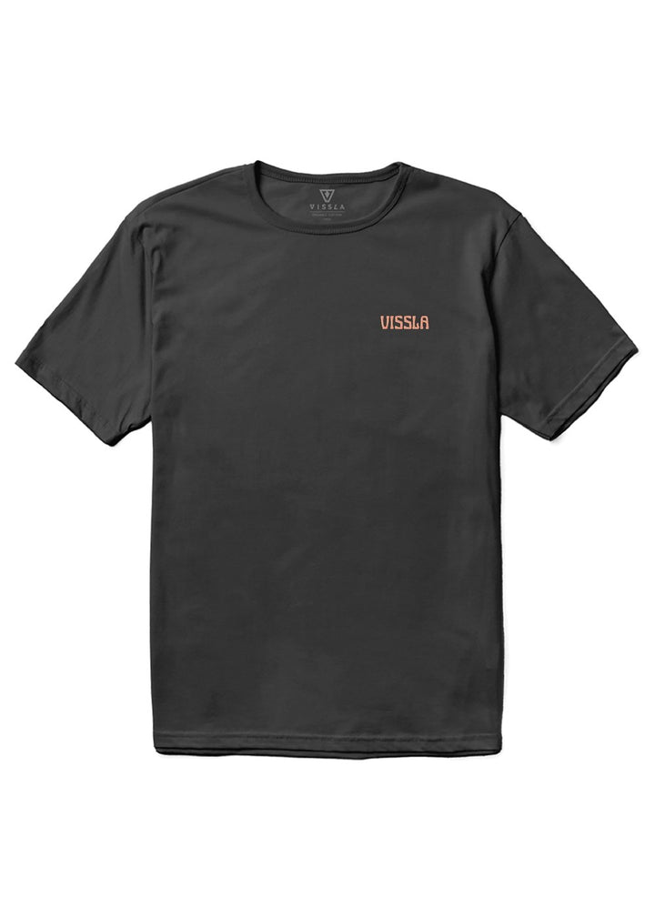 Vissla Jungle Law Organic Tee in Phantom, view 2