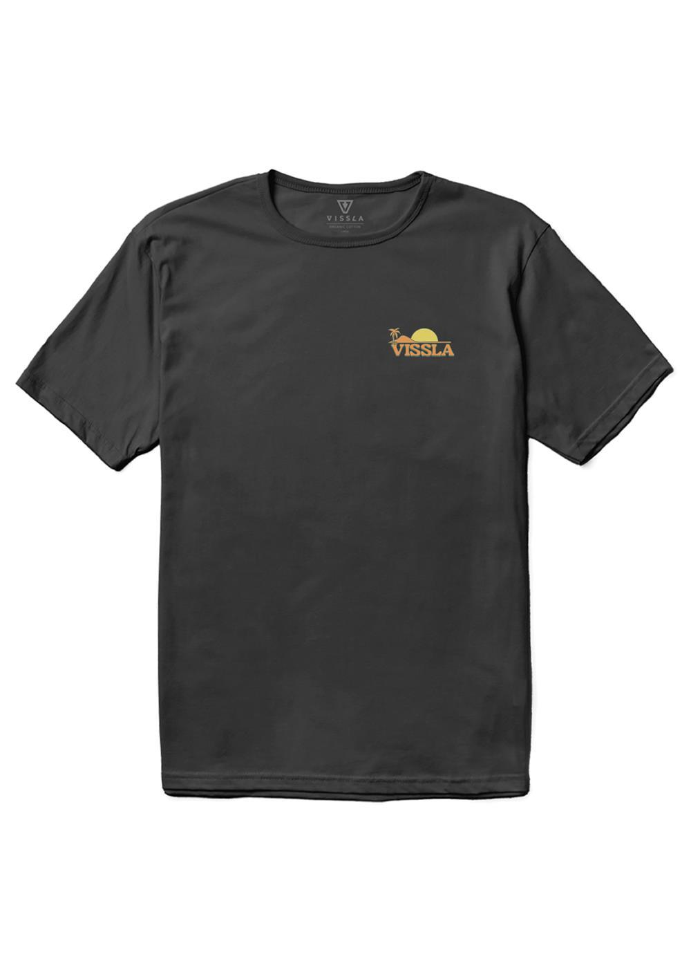 Vissla Shacked Organic Tee in Phantom, view 3