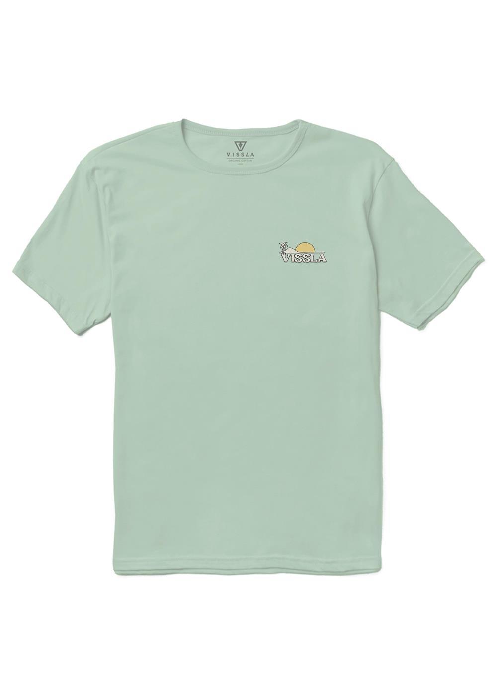 Vissla Shacked Organic Tee in Agave, view 2