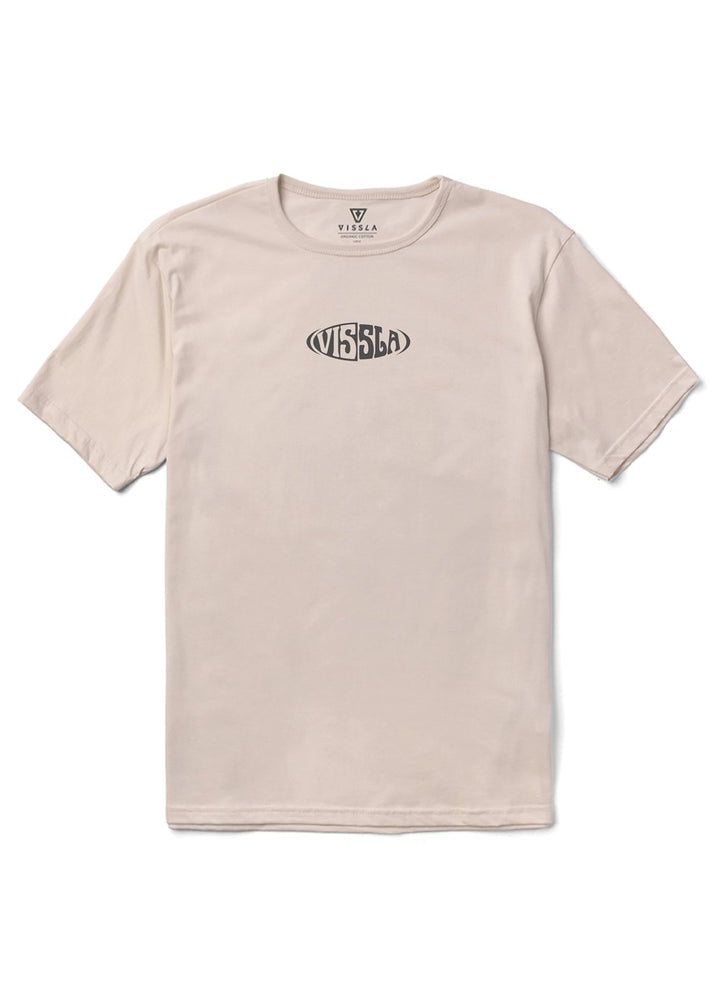 Vissla Split Organic Tee in Bone, view 3