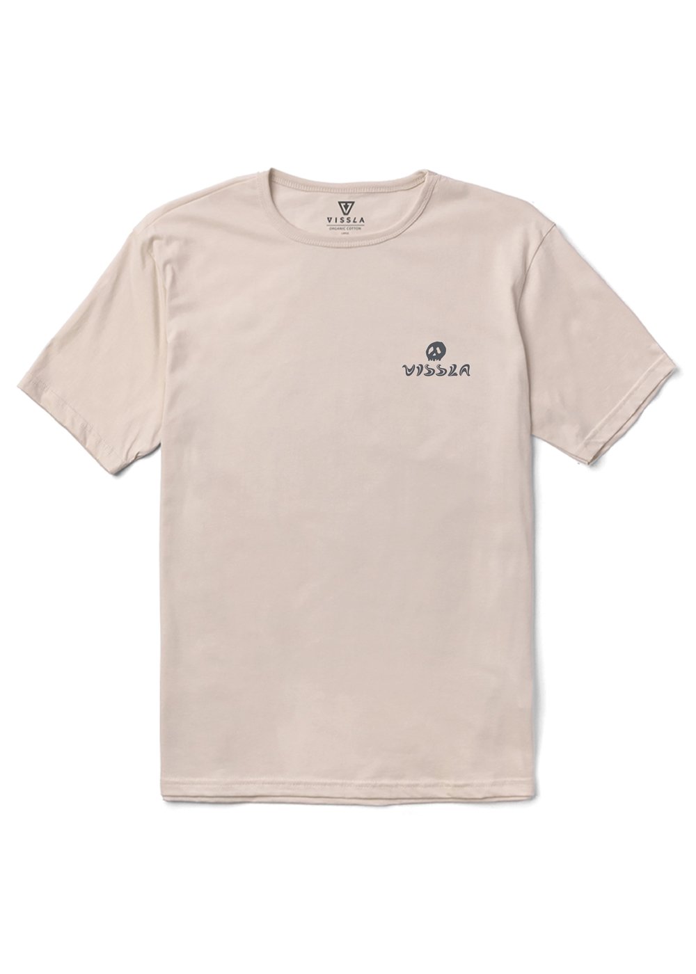 Vissla Voodoo Vines Organic Tee in Bone, view 2