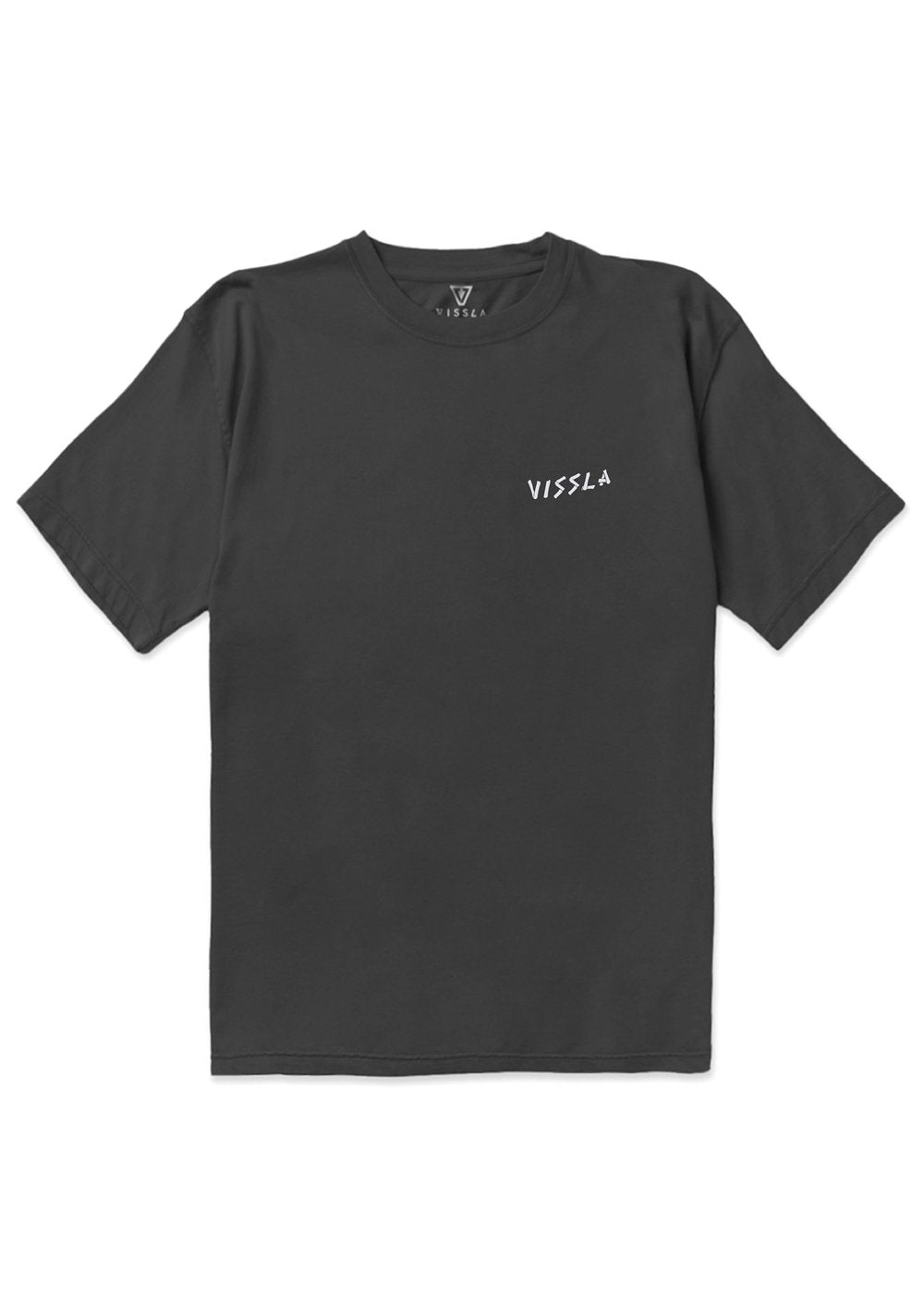 Vissla Bungalo Organic Tee in Phantom, view 2