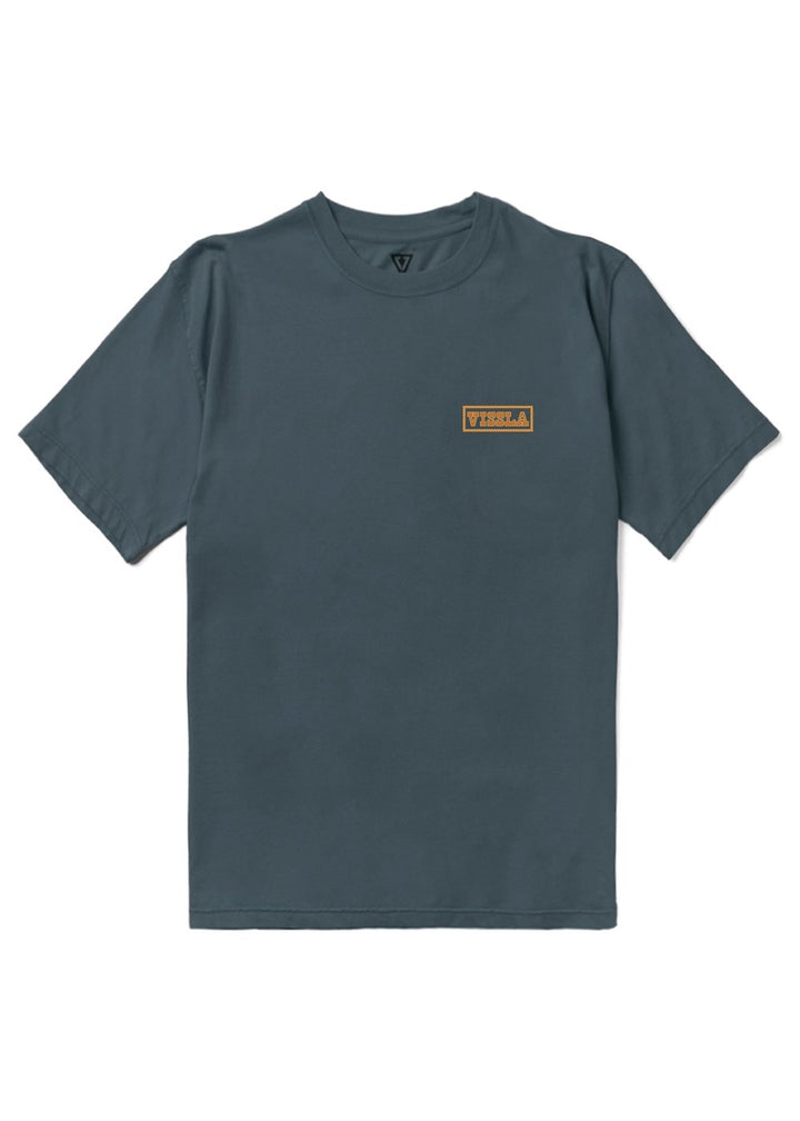 Vissla Quick Draw Organic Tee in Dark Denim, view 2