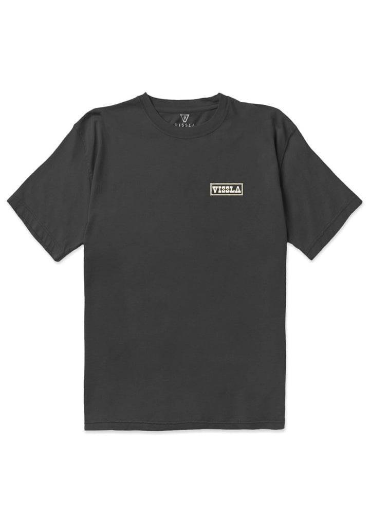 Vissla Quick Draw Organic Tee in Phantom, view 2