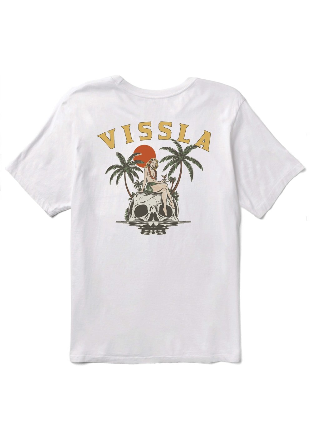 Vissla Skull Saloon Organic Tee