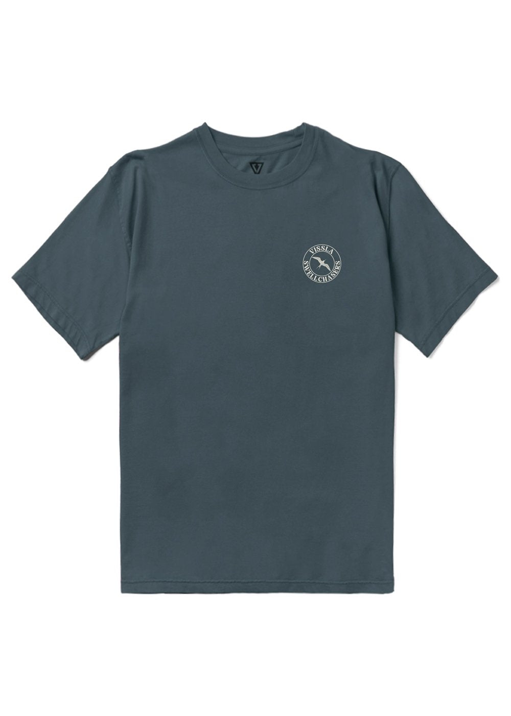 Vissla Swell Chaser Organic Tee in Dark Denim, view 2