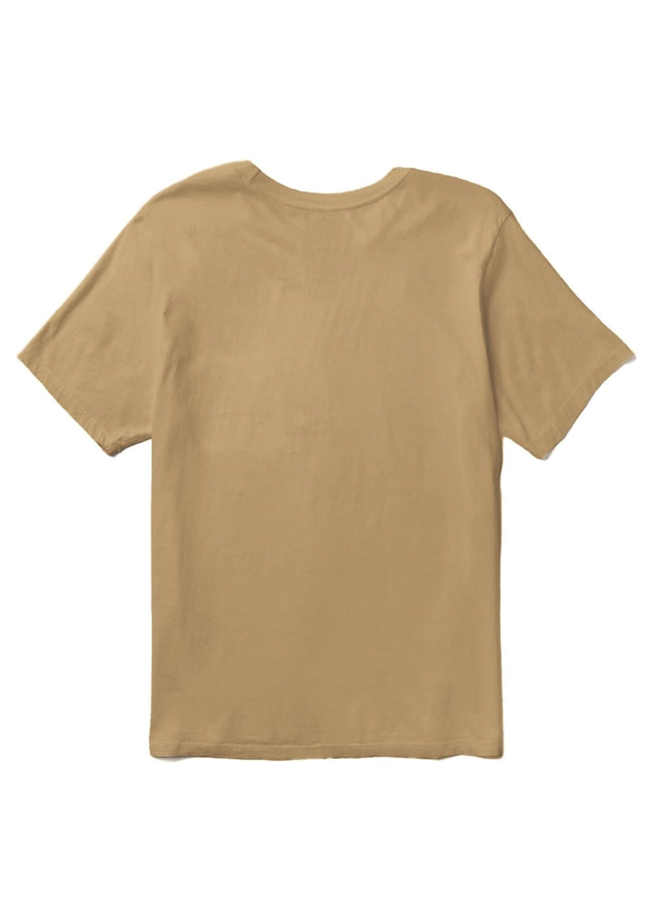 Vissla Established Premium Organic Pocket Tee in Bronze, view 3