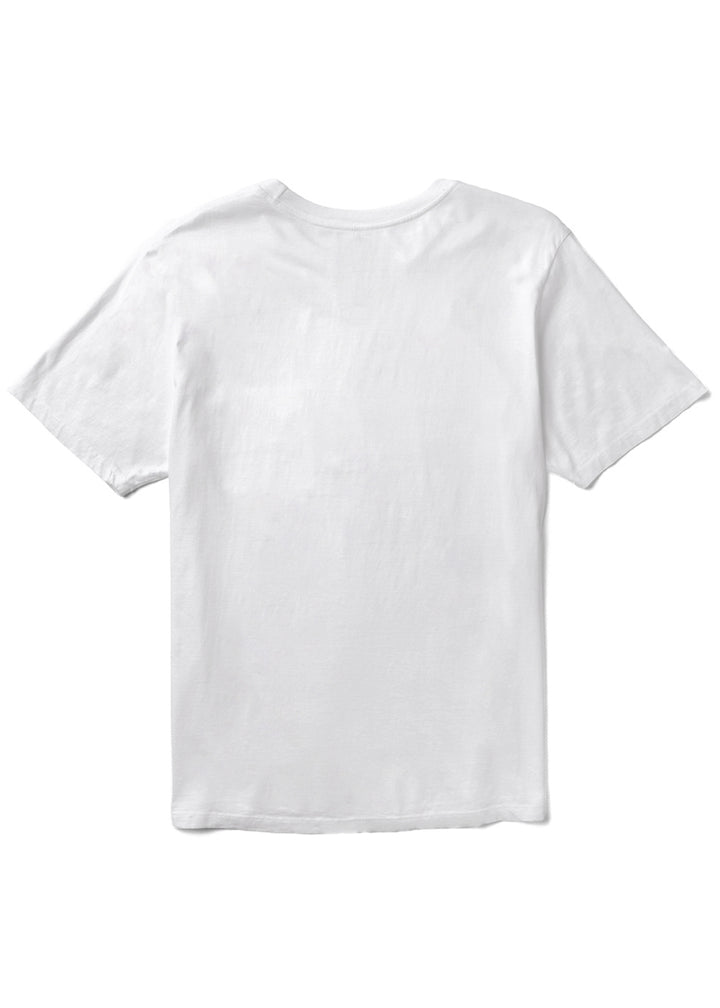 Vintage Vissla Premium Organic Tee in White, view 2