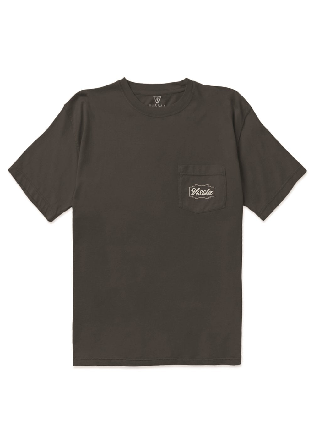 Vissla Ranchero Organic Pocket Tee in Phantom, view 2