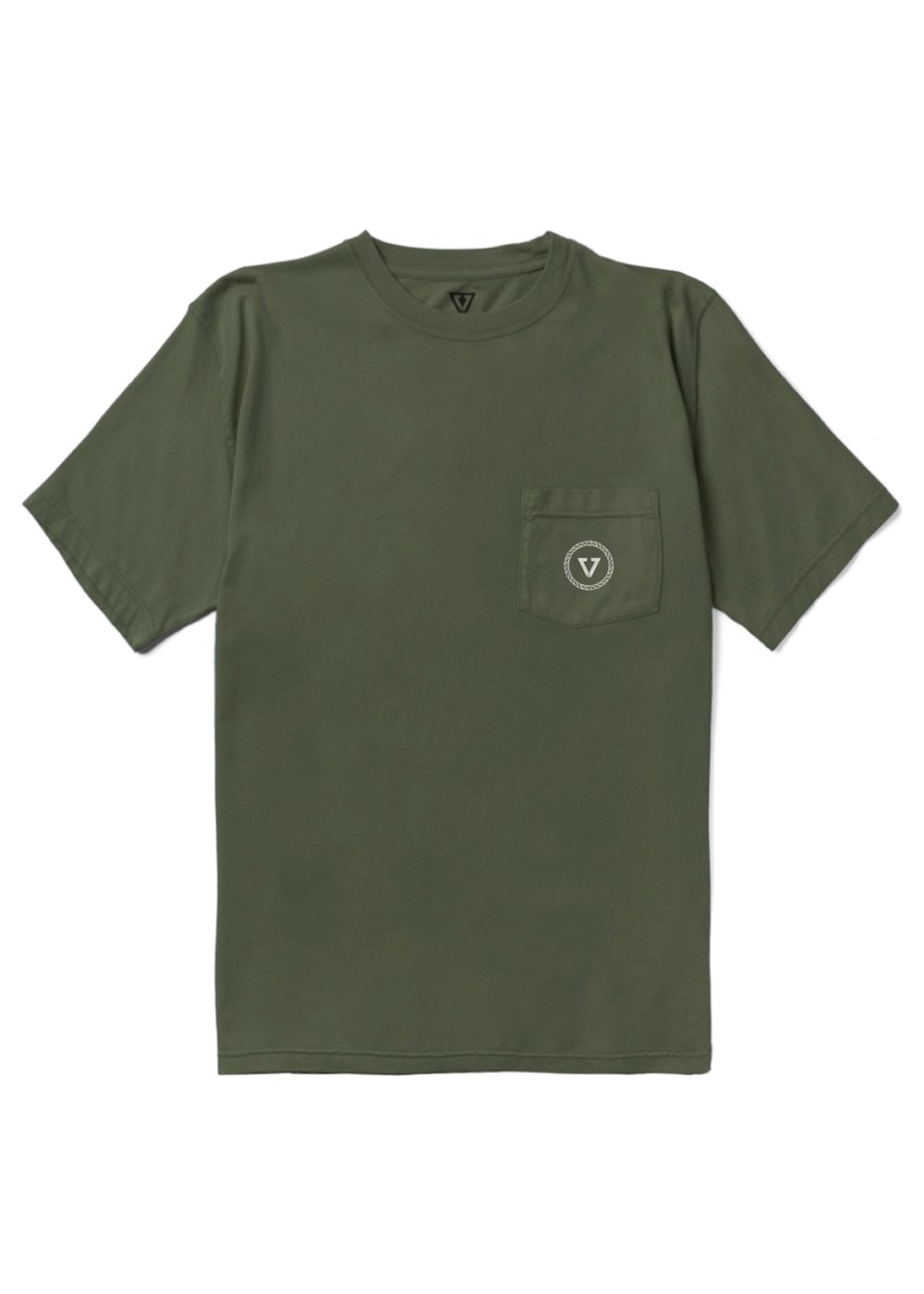 Vissla Craftsman Organic Pocket Tee in Surplus, view 2