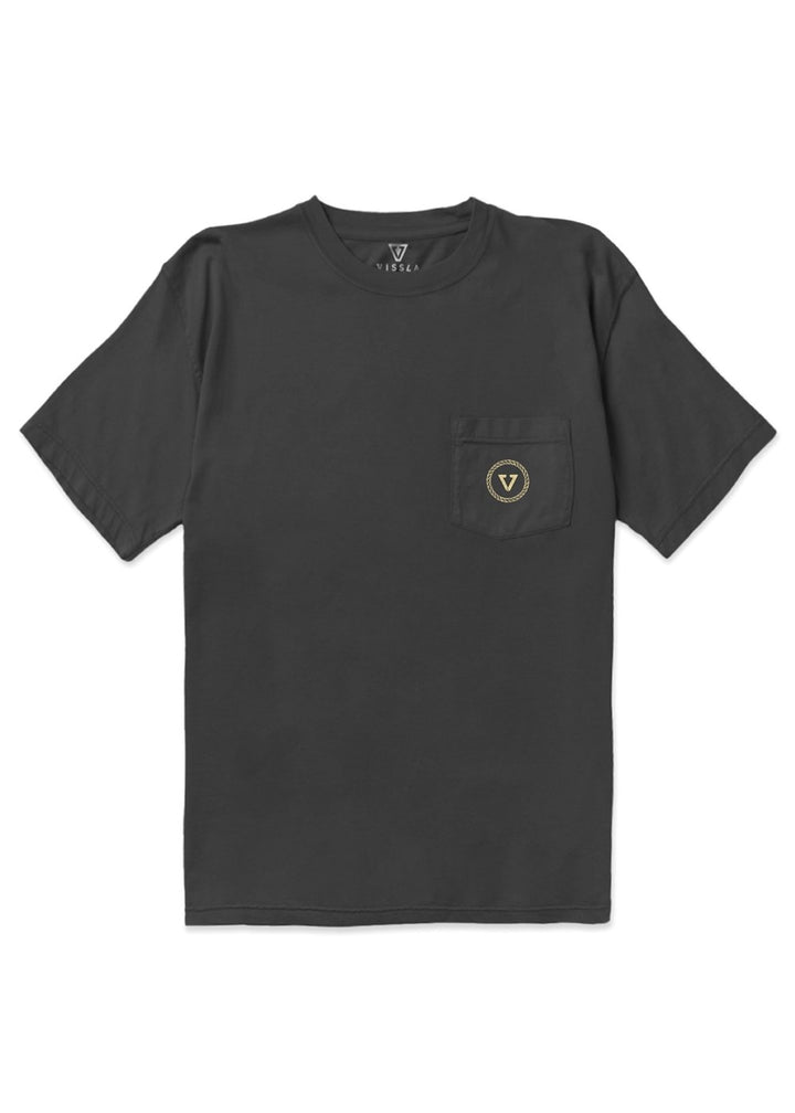 Vissla Craftsman Organic Pocket Tee in Phantom, view 3