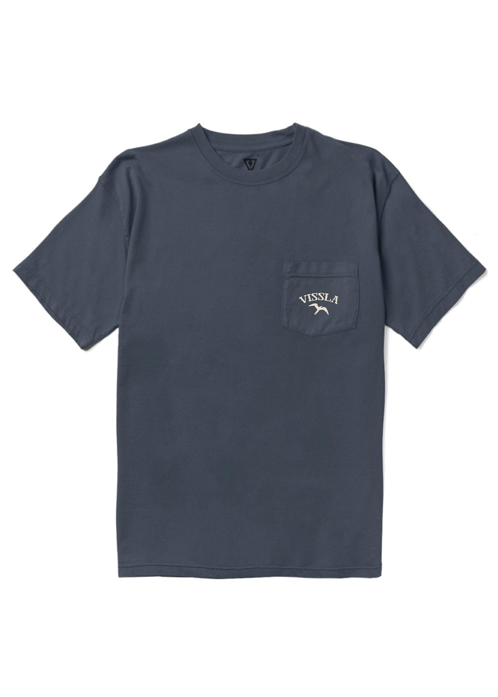 Vissla Island Bird Organic Pocket Tee in Midnight, view 2