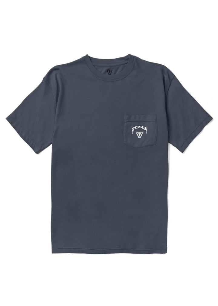 Vissla High Water Organic Pkt Tee in Midnight, view 2