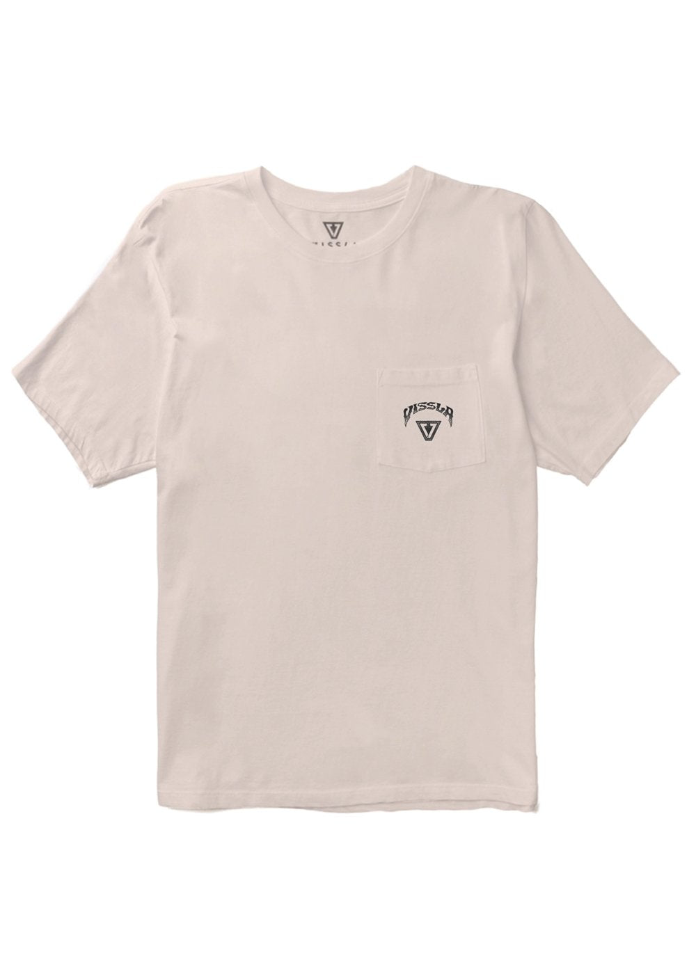 Vissla High Water Organic Pkt Tee in Bone, view 2