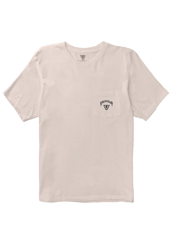 Vissla High Water Organic Pkt Tee in Bone, view 2