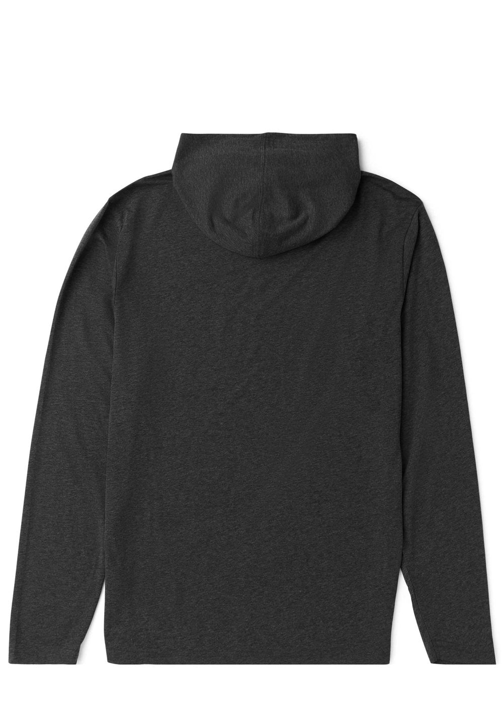 Vissla Hooded Comp Lite Eco Drirelease LS Hooded Tee in Black Heather, view 2