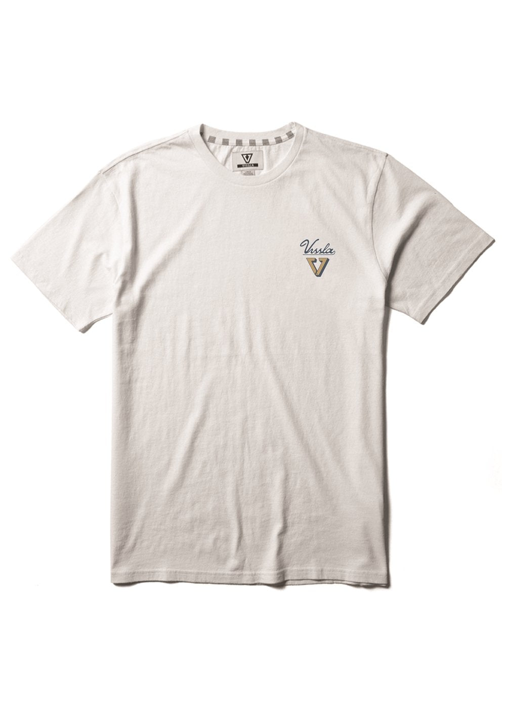 Vissla Craftsman SS Heavyweight Tee in White, view 2