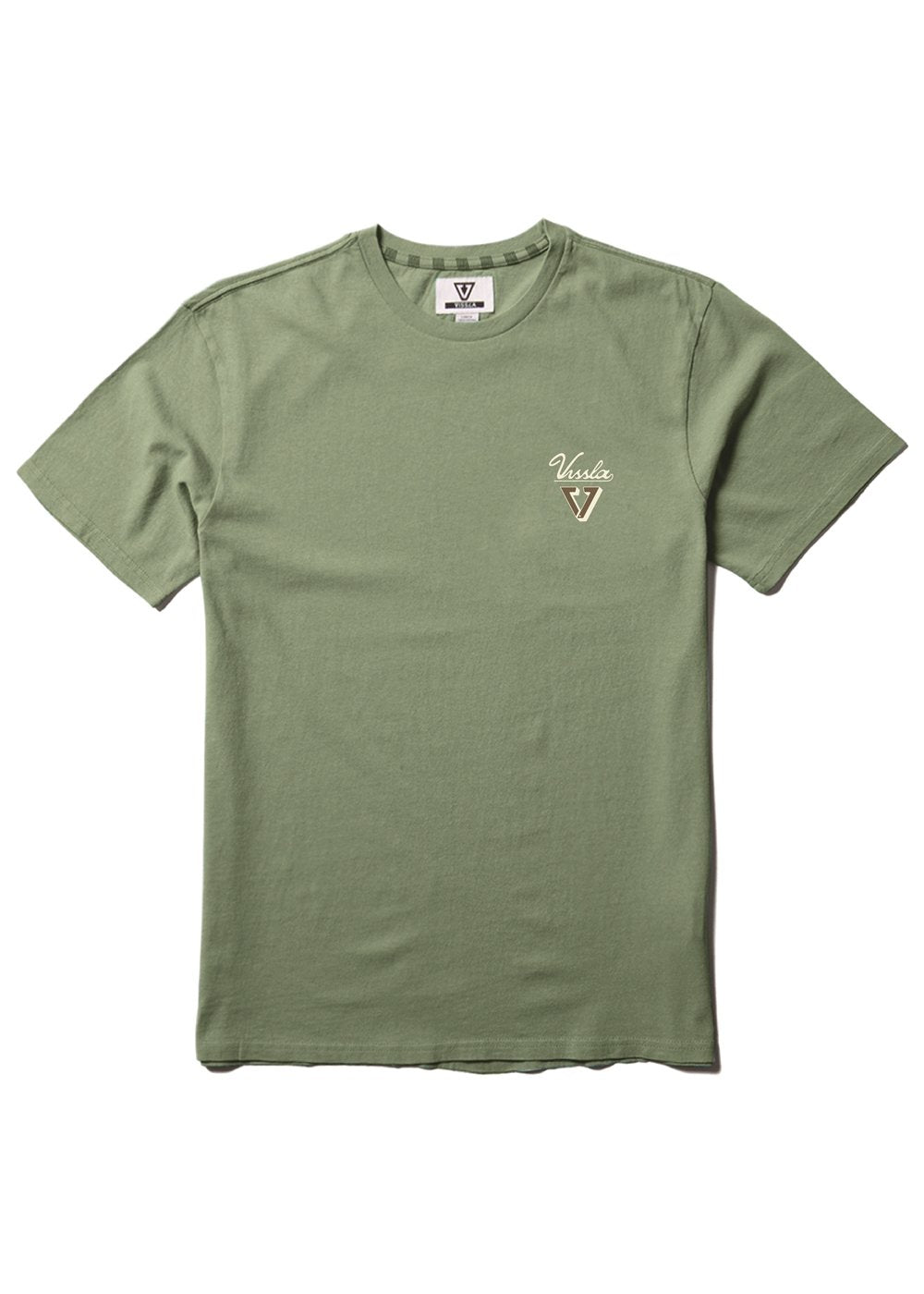 Vissla Craftsman SS Heavyweight Tee in Sage, view 2