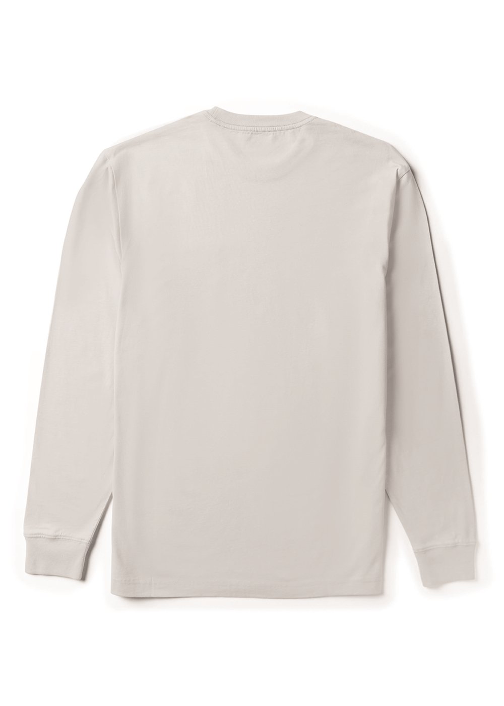 Vissla Centered Organic LS Tee in White, view 2