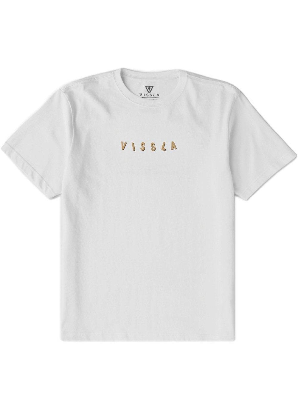 Vissla Supersonic Oversized Heavy Organic Tee in White, view 2