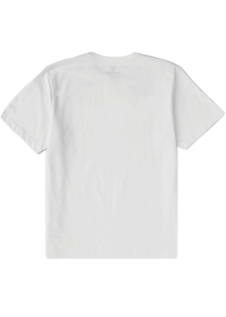 Vissla Centered Oversized Heavy Organic Tee in White, view 2