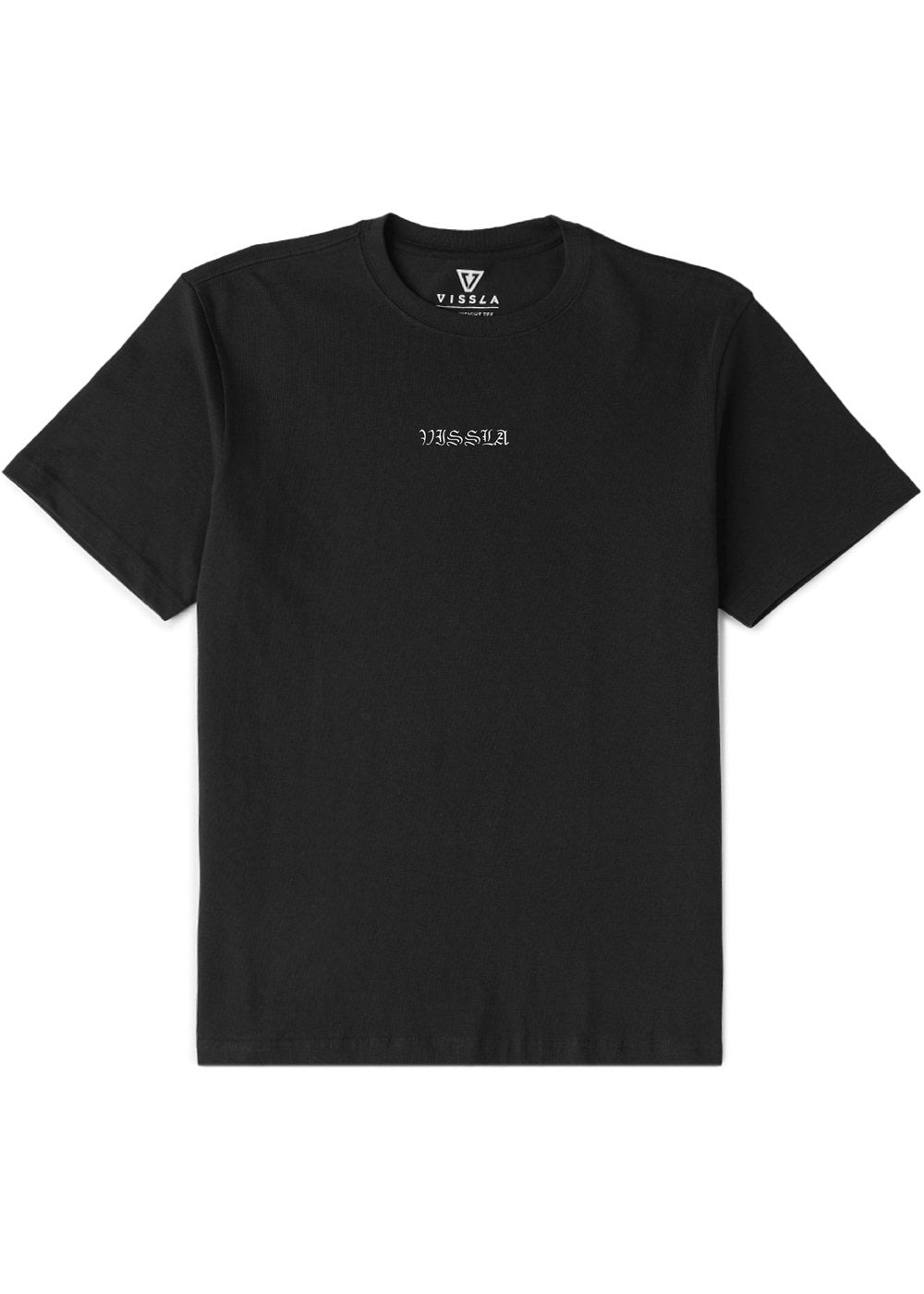 Vissla Revival Oversized Heavy Organic Tee in Black, view 2