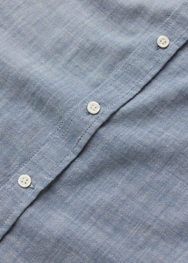 Vissla Roll Call Eco Short Sleeve Shirt in Dark Denim, view 3
