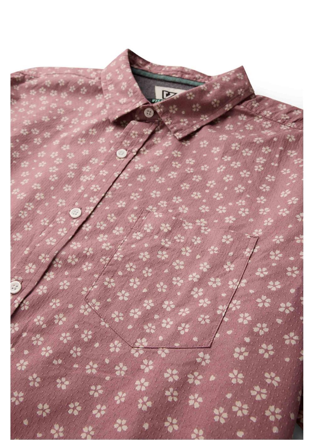 Vissla Bongo Circle Eco Short Sleeve Shirt in Rose, view 3