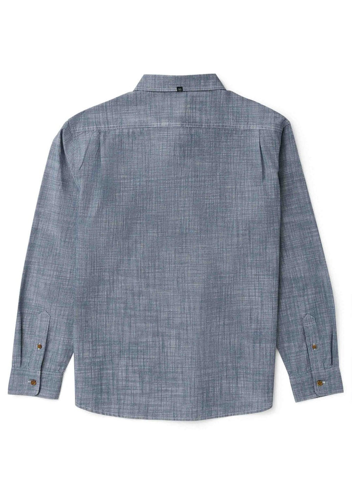 Vissla Far Away Eco LS Shirt in Dark Denim, view 2