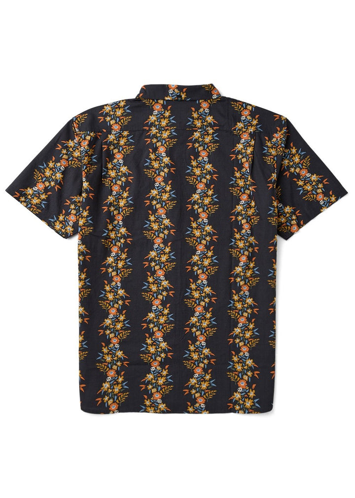 Vissla Voodoo Vines Hybrid Eco Short Sleeve Shirt in Phantom, view 2