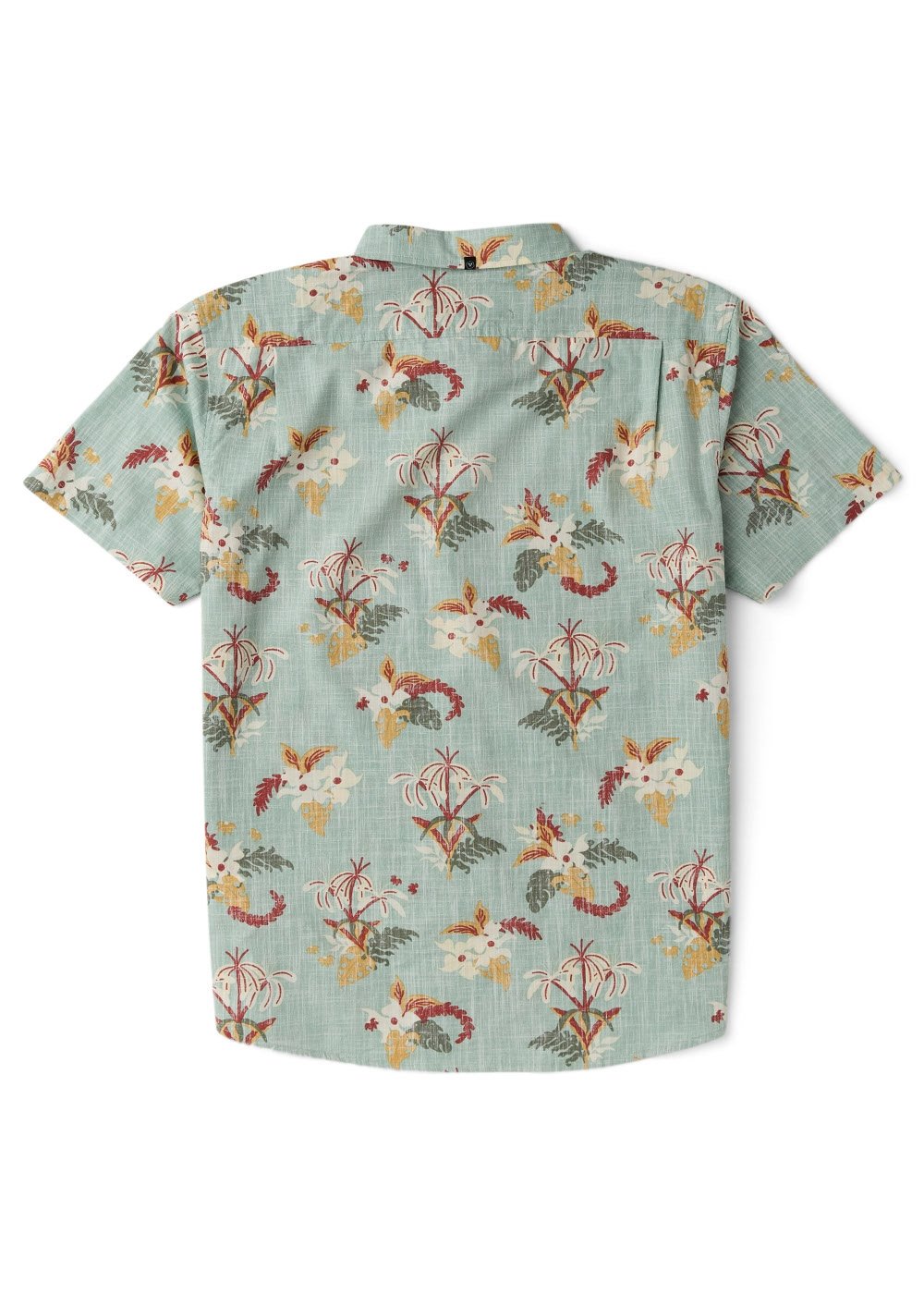 Vissla Sub Tropic Short Sleeve Shirt in Aloe, view 3