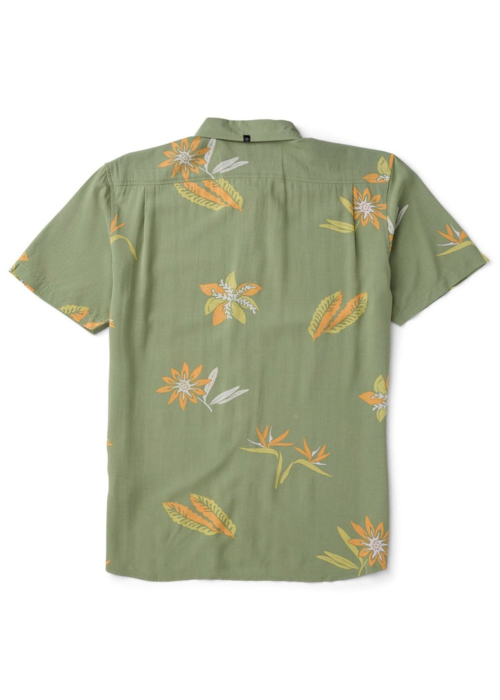 Vissla Tonga Shores Short Sleeve Shirt in Sage, view 2