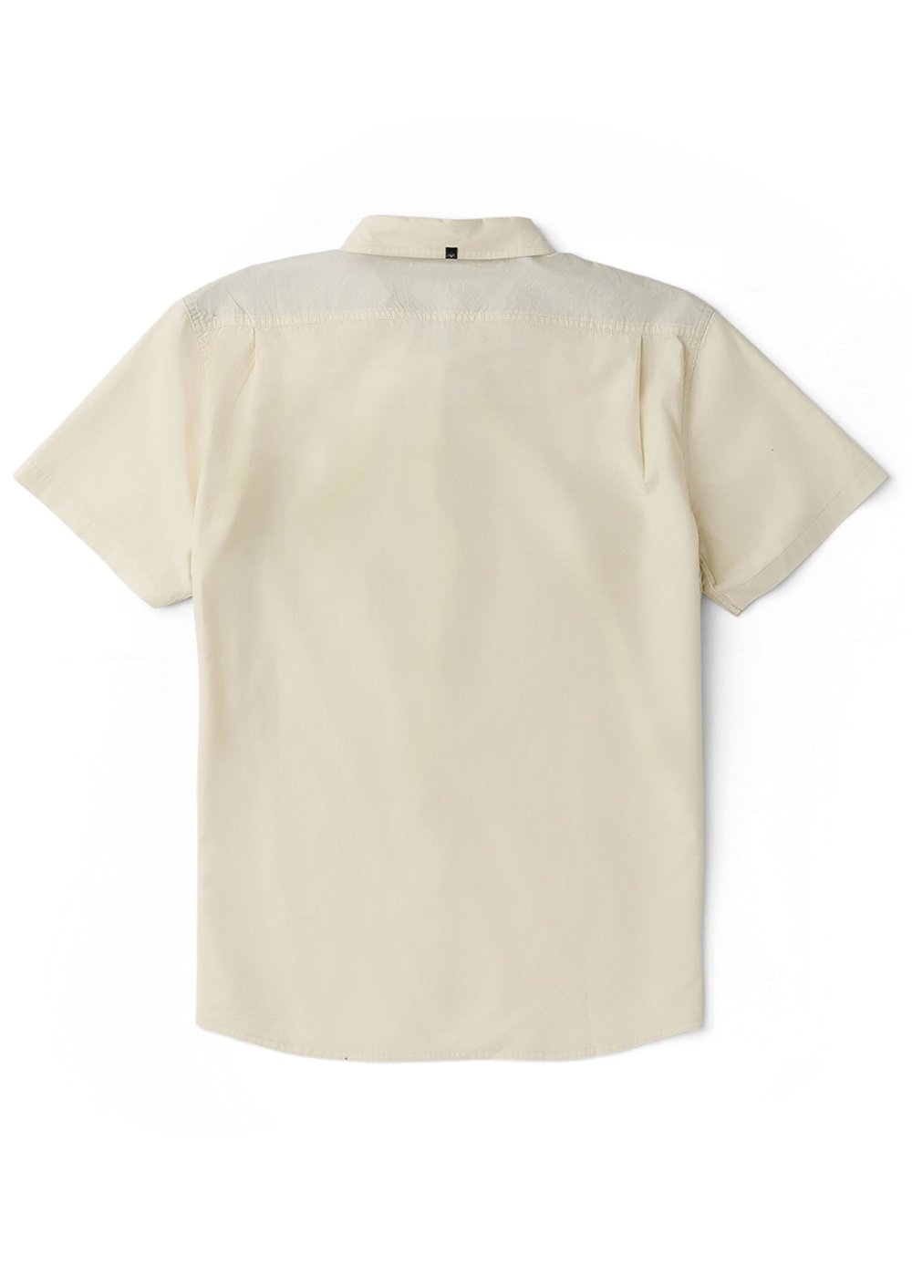 Vissla Liquid Origins Eco Short Sleeve Shirt in Bone, view 3