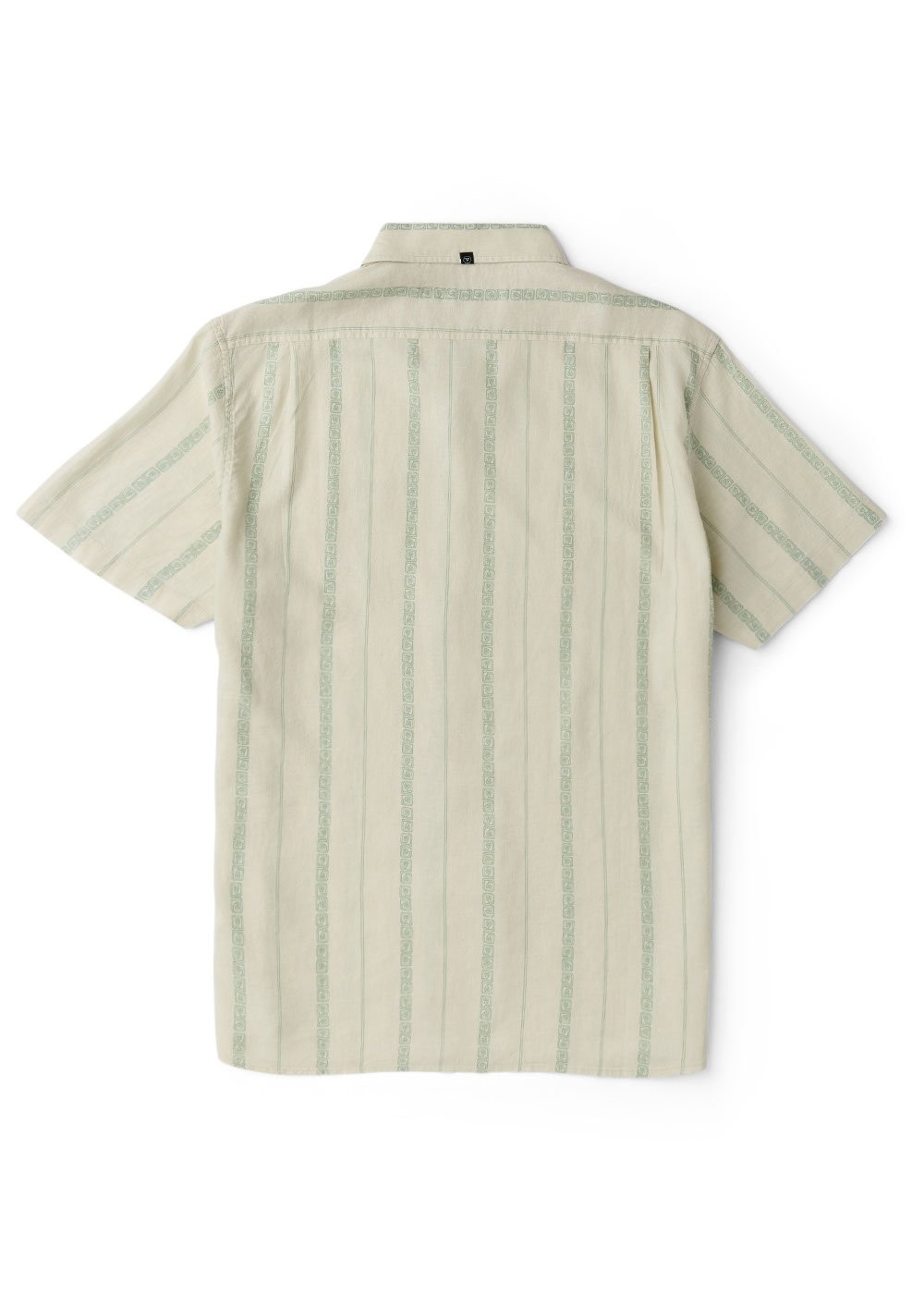 Vissla Lost Coast Short Sleeve Shirt in Vintage White, view 3