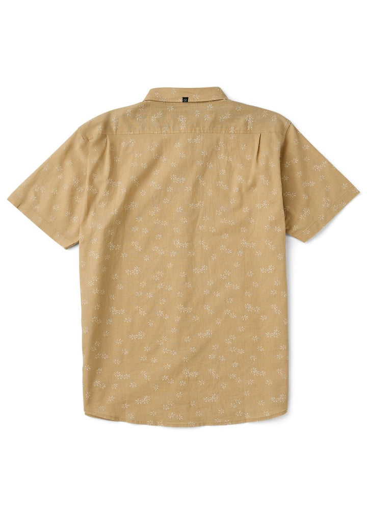 Vissla In Bloom Short Sleeve Shirt in Dark Sand, view 2