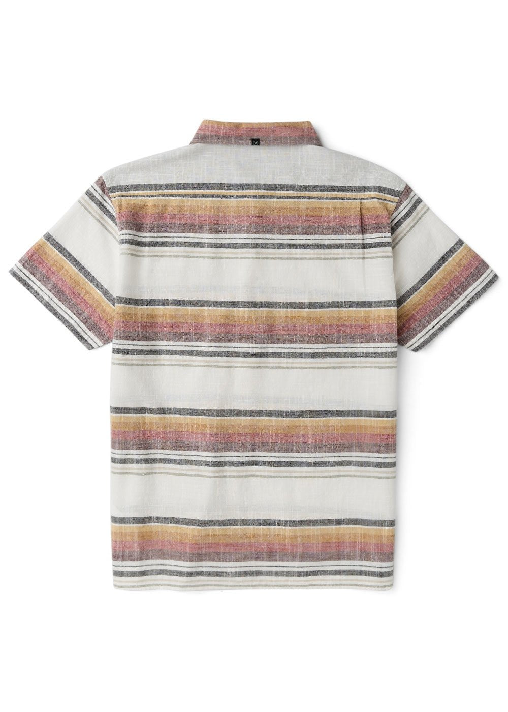 Vissla South Bound Eco Short Sleeve Shirt in Dark Honey, view 2
